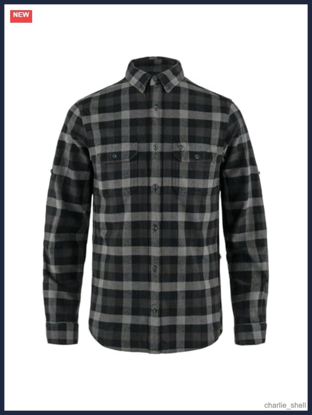 Fjällräven Skog Flannel Button Up Shirt Men's Outdoor Everyday